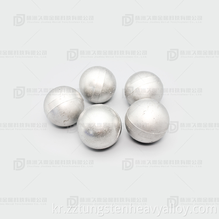 Tungsten alloy valve ball 